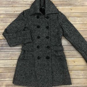 Guess Double Breasted Coat Small EUC